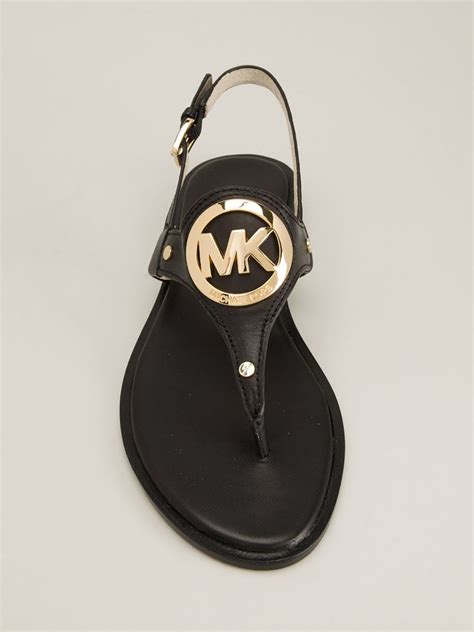 michael kors hamilton flat sandal|michael kors black heels sandals.